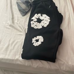 Black Denim Tears Sweatpants