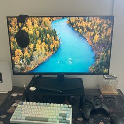PC Gaming Peripherals (mouse, keyboard, monitor, controller, wireless headphones)