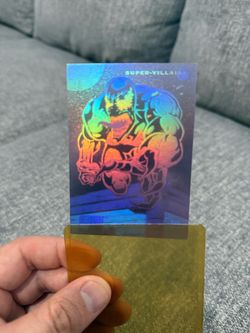 Vintage 1992 Marvel & Wizard Hologram / Prism Trading Card Lot – Wolverine, Venom, Ghost Rider