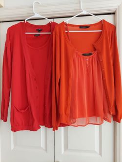 Women's Red Tops Size L
