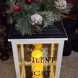 Large Christmas - "Silent Night" Light Christmas Desktop Lamp Decorative Lamp Xmas Lamp