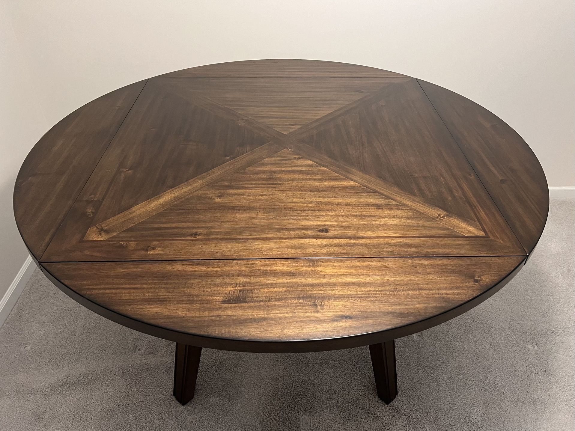 Solid Wood Expandable Dining Table