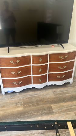 Real wood dresser
