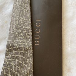 Brown Gucci Tie 