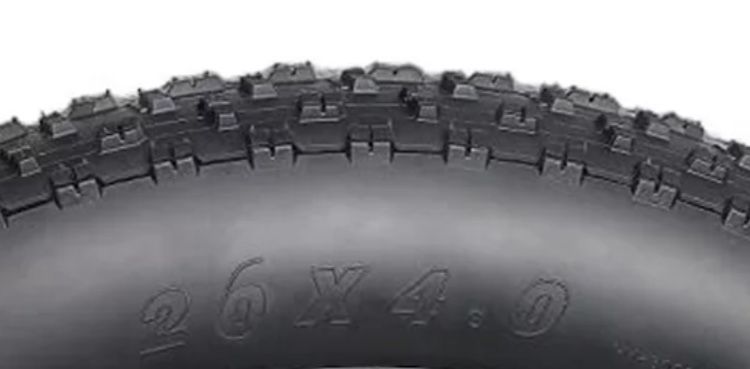 Fat Tire 26x4.0 Inch Fat Bike Tires Folding Replacement Electric Bicycle Tires Compatible Wide Mountain Snow Bike