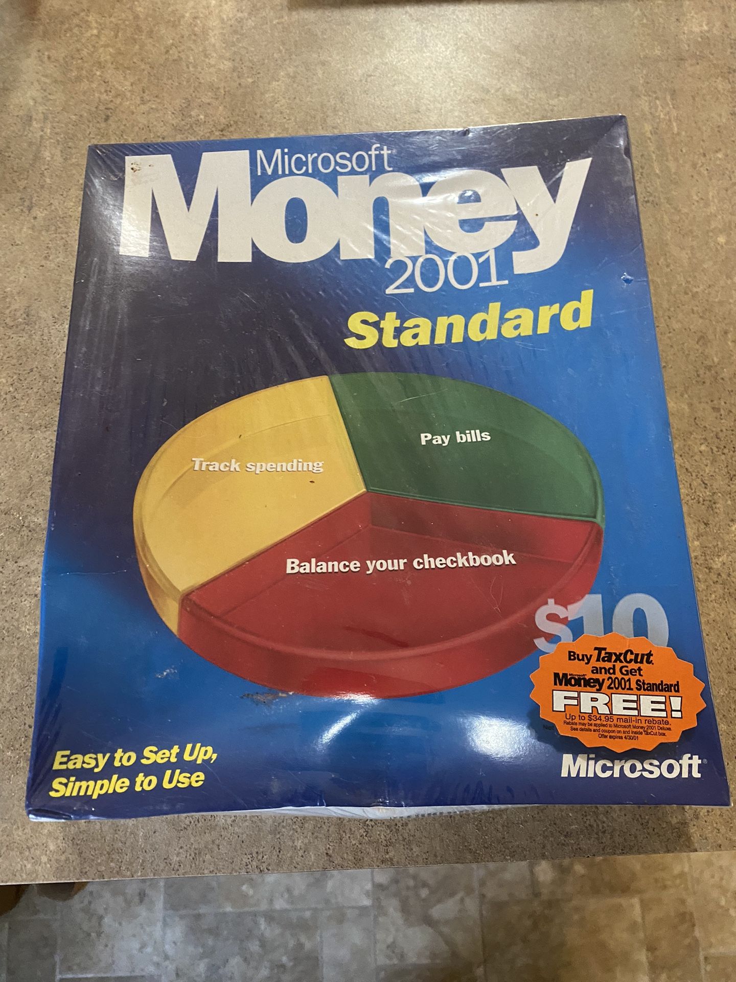 Microsoft Money 2001 Standard Unopened