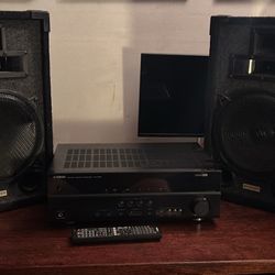 YAMAHA Receiver / PA Loud Speaker Combo