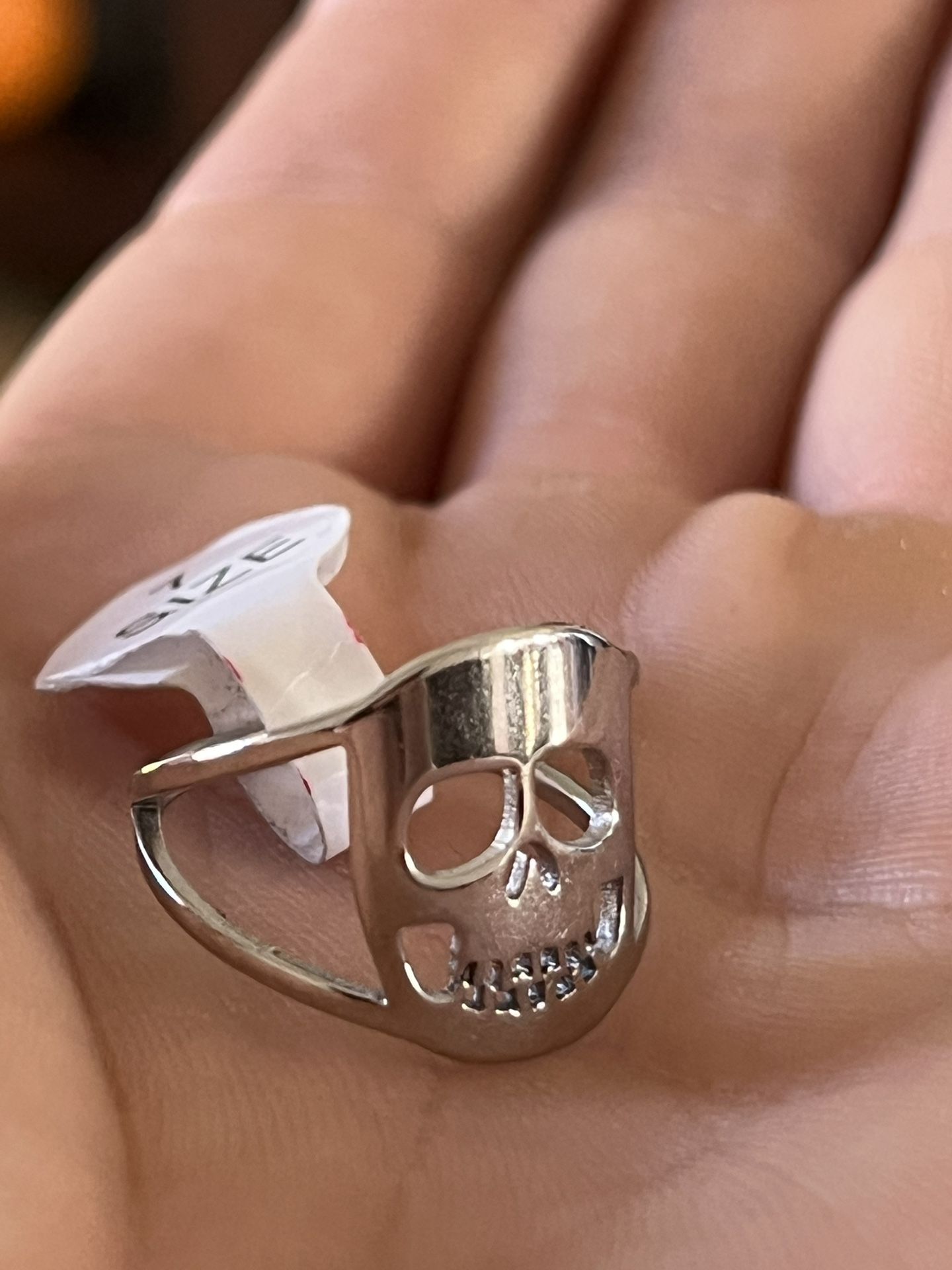 Silver Skull Ring