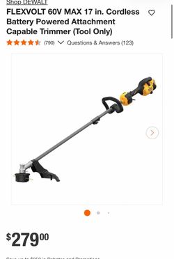 DEWALT FLEXVOLT 60V MAX 17in Cordless String Trimmer