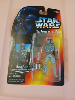Star Wars Power of the Force Boba Fett 1995, New in box