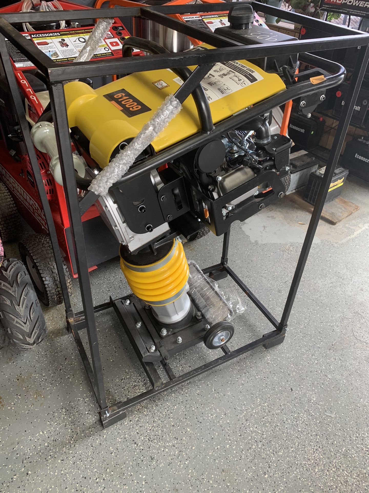 Jumping jack stamper