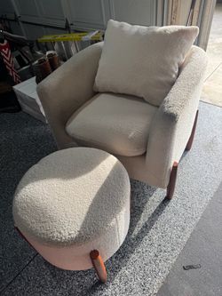 Chair and ottoman