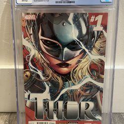 THOR 001 Marcel comic collectible , 9.4 grade immaculate condition 