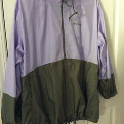 1X size, Columbia Rain Jacket; Selling For $10