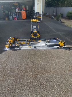 14 PC DeWalt Cordless Landscaping Tools & Radio Set !!!