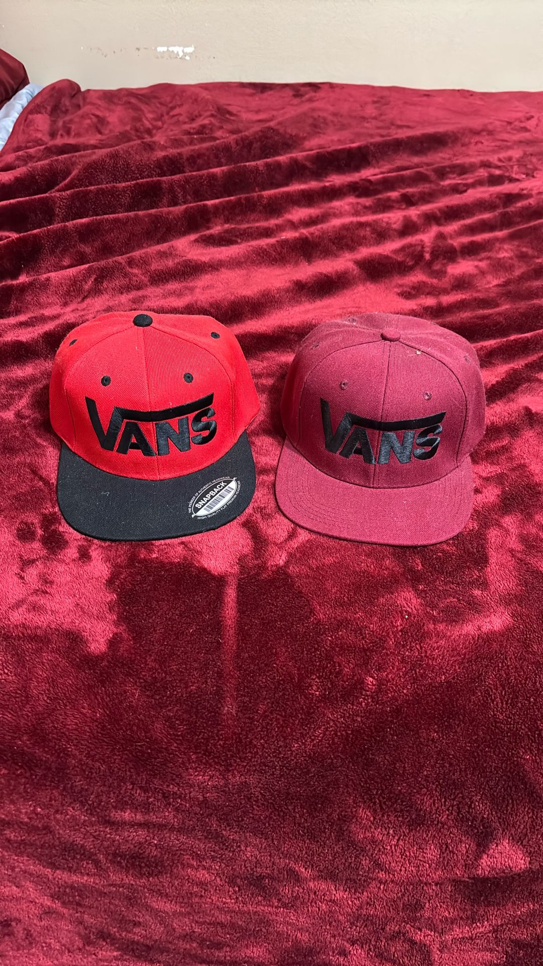 Vans Snapback Hats $15 Each