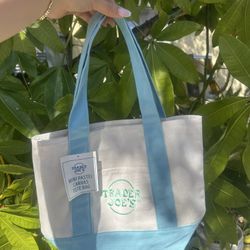 Mini Trader Joes Bag Blue 