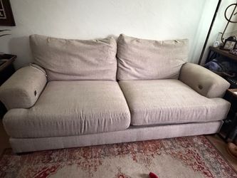 AFW beige couch