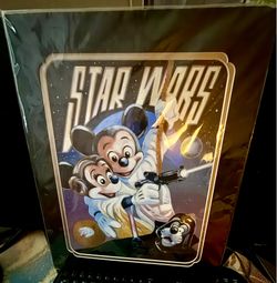 Limited Edition Mickey Mouse’s Vintage Star Wars Disney Art