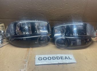 #174 Fit 99-07 Sierra/ 00-06 Yukon XL 1500/2500 Black Clear Headlights 