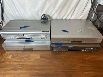 8 VCR DVD Combo Players - Tested and all have Issues