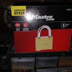 Masterlock 6 Pack Heavy duty Weatherproof