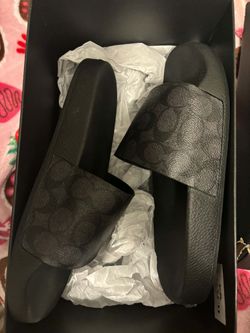 Coach slides size 8 unisex