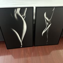 Nude Body Wall Art Canvas Frame - Fine Art America