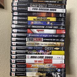 Ps2 Games Lot 28 Count 