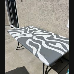 Outdoor Stone Table Hand Painted 🎨