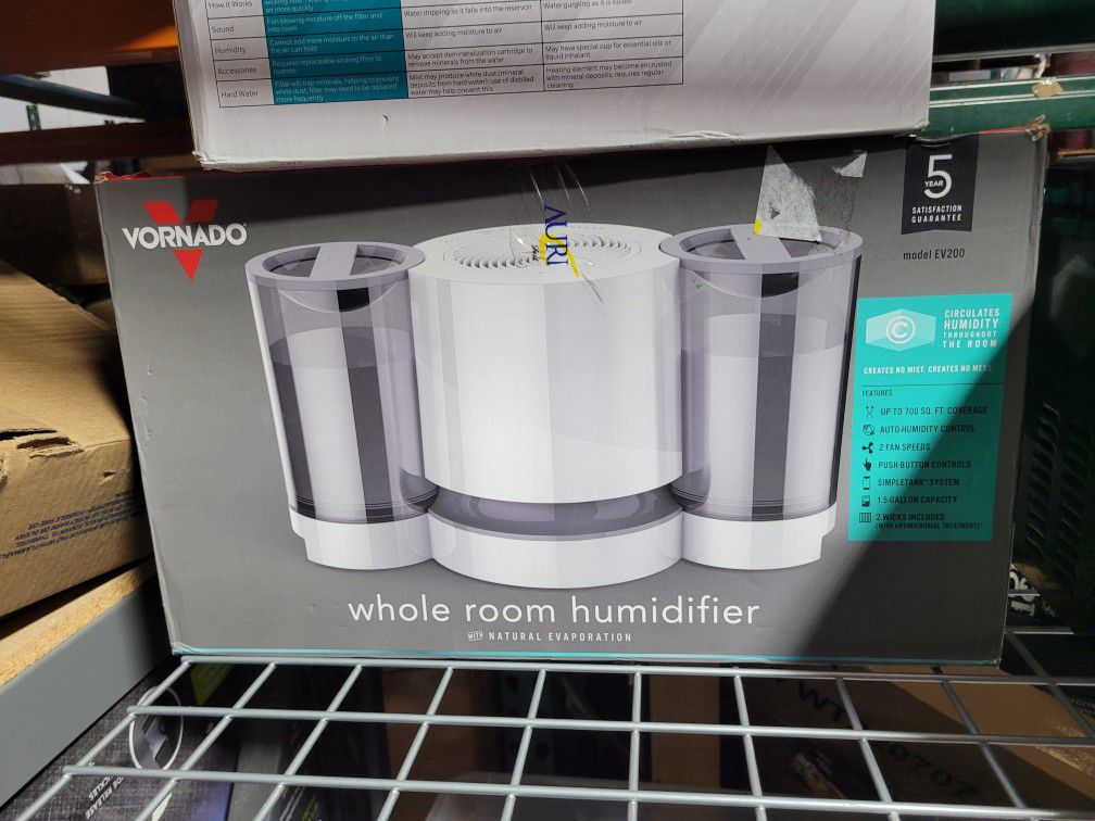 Vornado EV200 Evaporative Whole Room Humidifier with SimpleTank - 1.5 gal


