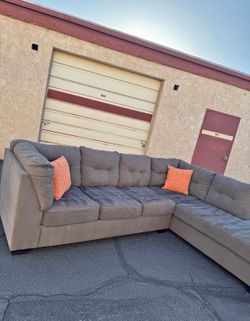 Really nice large sectional with a bed!