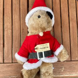 Rare Vintage Eden Toys Christmas Paddington Bear 