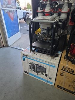 Generator pressure washer combo