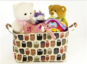 NEW! Storage Basket, Bin for Organizing Kids Toys, Baby Clothing, Laundry