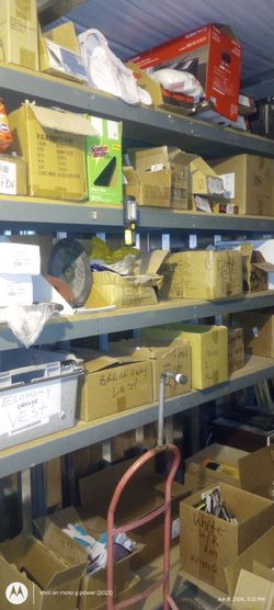 Metal shelving