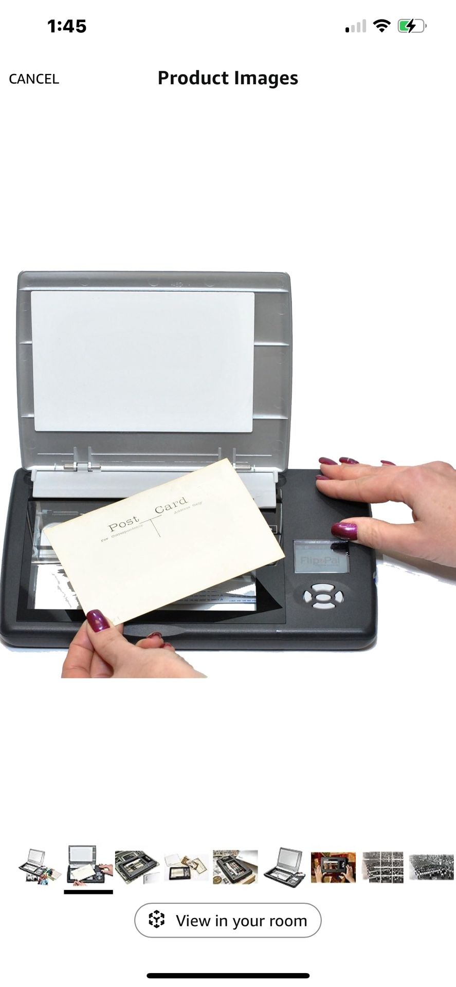 mobile scanner with 4GB SD card and USB adapter. EasyStitch and StoryScans talking images software