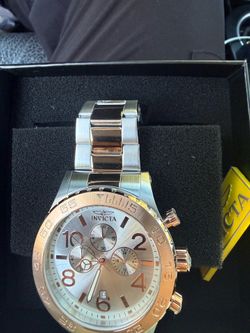 Pink gold silver  invicta