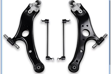 4Pcs Front Lower Control Arms Ball Joints Assembly Sway Bar Links Kit Compatible with 2011-20 Toyota Sienna