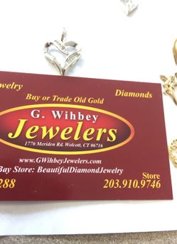 14 Kt white gold & diamond