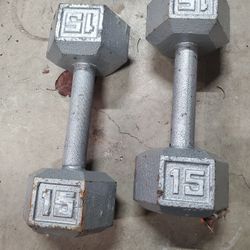 2-15lb Hex Weights
