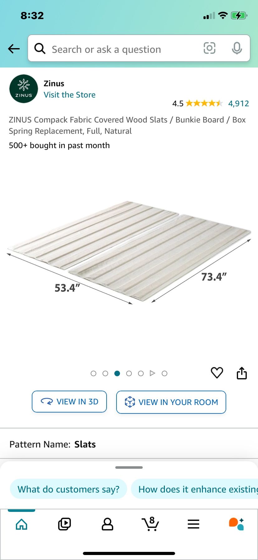 Compack Fabric Covered Wood Slats