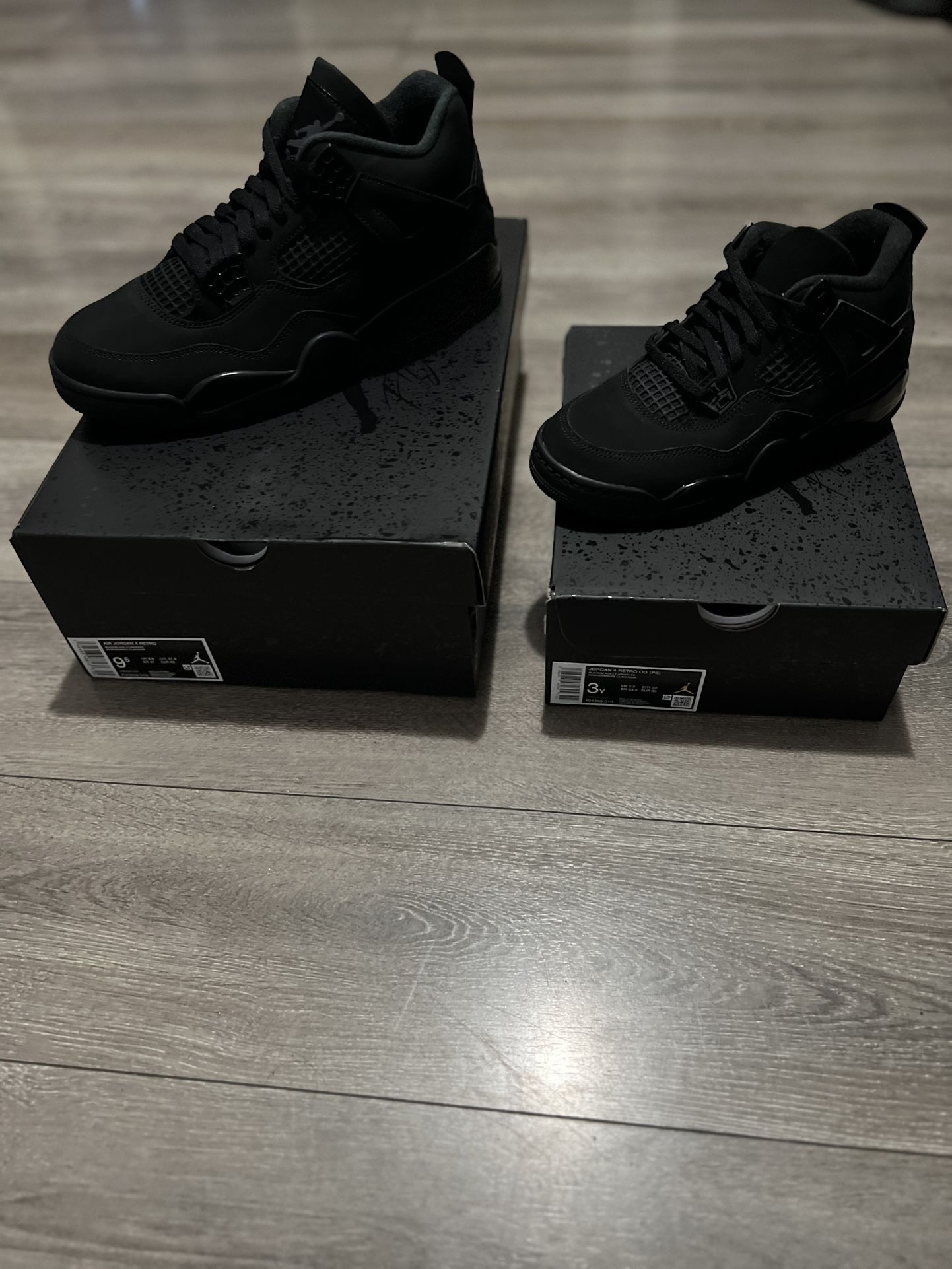 Jordan air Black Cat 4’s