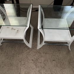 White Painted Nightstands