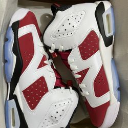 Air Jordan 6 Retro (GS) Carmine Size 4Y