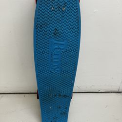 Blue Red Penny Board Authentic Skateboard Original Australia Nickel 22"