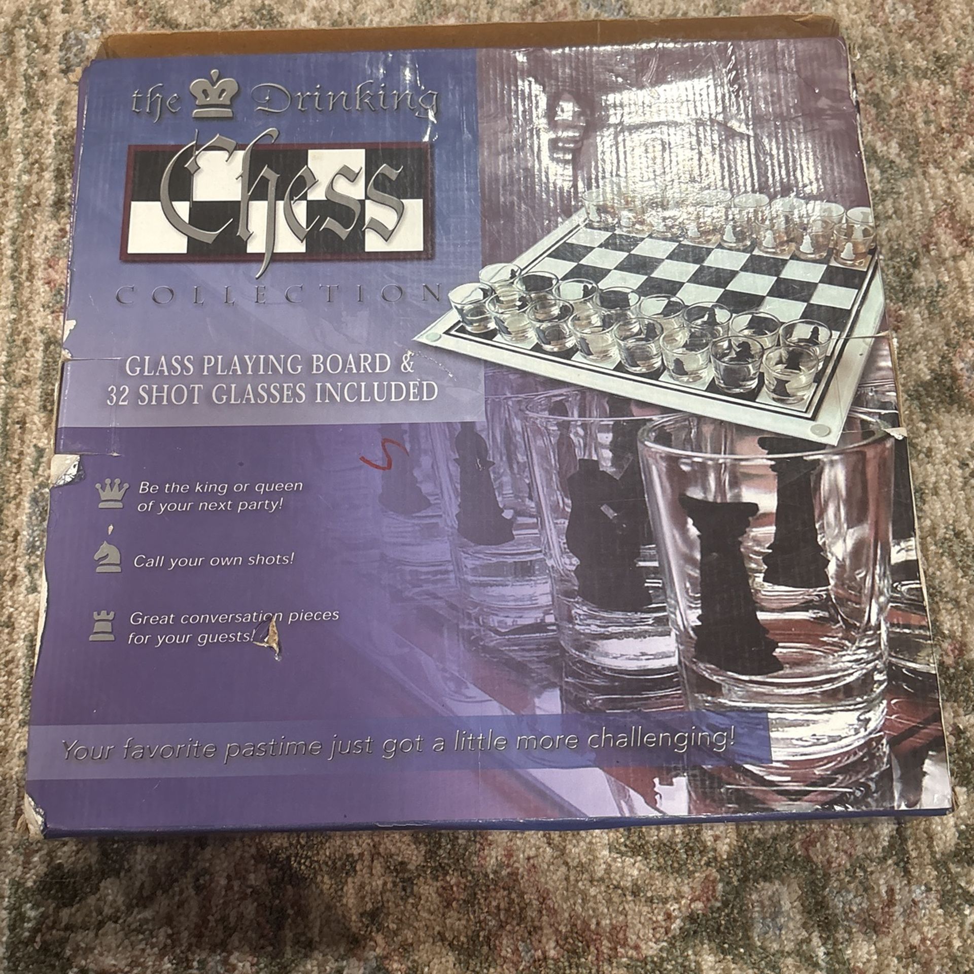 Chess Shot Glass Board