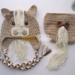 Halloween Horse Diaper Cover Outfit