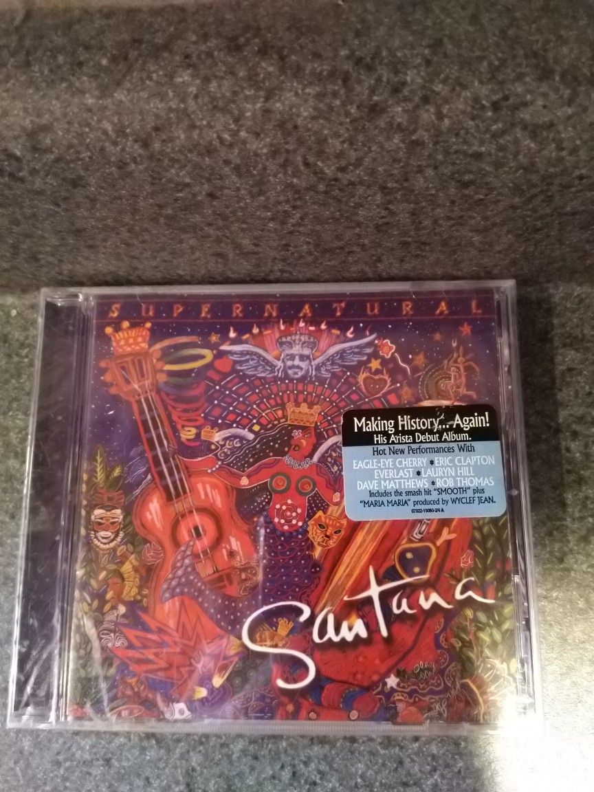 Brand new Santana Supernatural music CD π