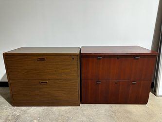 OFFICE/HOME FILE CABINET 2 DRAWERS LATERAL WOODEN FILE
